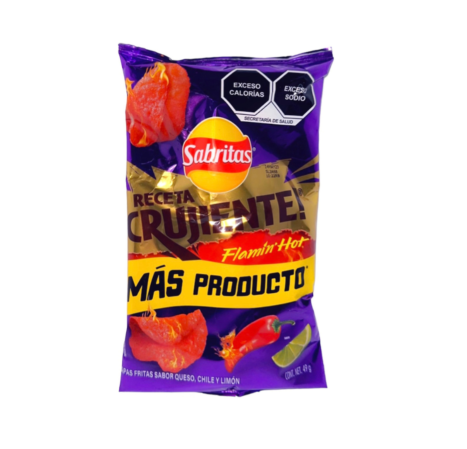 Sabritas Crujiente Flamin Hot